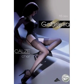 Dámské punčochy k podvazkovému pásu Emotion Cher 15 DEN Code 226 - Gabriella