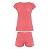 Piżama damska 164794 4R223 05373 koralowa - Emporio Armani