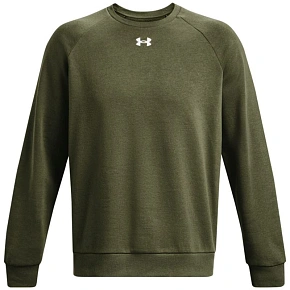 Bluza męska Under Armour Rival Fleece Crew khaki 1379755 390 Bluza męska Under Armour Rival Fleece Crew khaki 1379755 390