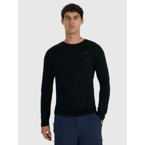 Longsleeve trekkingowy szybkoschnący z wełną merino męski 4F 4FWAW25TFLOM430-20S Longsleeve trekkingowy szybkoschnący z wełną merino męski 4F 4FWAW25TFLOM430-20S