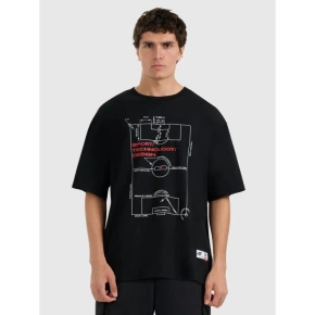 T-shirt oversize z nadrukiem męski 4F 4FRAW25TTSHM3257-20S T-shirt oversize z nadrukiem męski 4F 4FRAW25TTSHM3257-20S