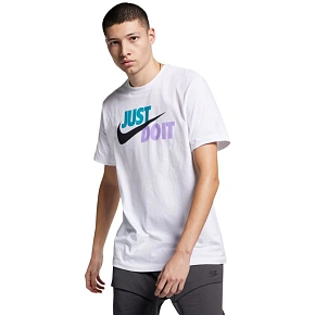 Koszulka męska Tee Just Do It Swoosh biała AR5006 101 pánské Koszulka męska Tee Just Do It Swoosh biała AR5006 101 pánské