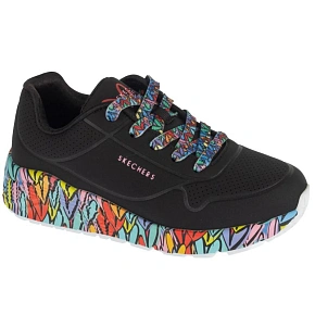 Skechers Uno Lite - Subtle Love 314088L-BKMT Czarne 31 Skechers Uno Lite - Subtle Love 314088L-BKMT Czarne 31