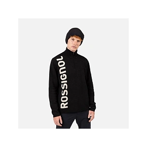 Sweter męski ROSSIGNOL SIGNATURE HZ SWEATER czarny Sweter męski ROSSIGNOL SIGNATURE HZ SWEATER czarny
