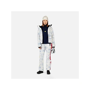 Spodnie narciarskie damskie ROSSIGNOL W Jcc Sublim Pant biały Spodnie narciarskie damskie ROSSIGNOL W Jcc Sublim Pant biały
