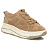 Skórzane sneakersy na platformie beżowe Filippo  DP7959 dámské