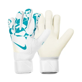 Rękawice bramkarskie Nike Match Goalkeeper biało-niebieskie HQ0257 101 Rękawice bramkarskie Nike Match Goalkeeper biało-niebieskie HQ0257 101