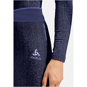 Spodnie Odlo BL BOTTOM 3/4 PERFORMANCE WARM BLACKCOMB niebieski Spodnie Odlo BL BOTTOM 3/4 PERFORMANCE WARM BLACKCOMB niebieski