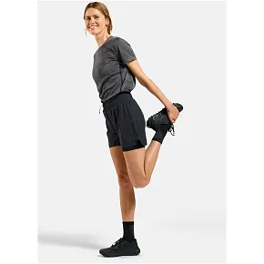 Spodenki damskie Odlo ZEROWEIGHT 3 INCH 2-in-1 short czarne dámské Spodenki damskie Odlo ZEROWEIGHT 3 INCH 2-in-1 short czarne dámské