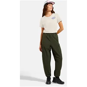 Koszulka z krótkim rękawem damska ODLO T-shirt crew neck s/s COTTON BLEND THERE'S MORE OUT THERE beżowa Koszulka z krótkim rękawem damska ODLO T-shirt crew neck s/s COTTON BLEND THERE'S MORE OUT THERE beżowa