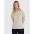 T-shirt oversize z nadrukiem damski 4F 4FWSS25TTSHF1994-83S