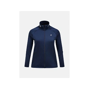 Bluza damska PEAK PERFORMANCE W Rider Essentials Zip Jacket kolor granatowy