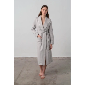 Szlafrok damski Jennet 17148 jasnoszary - Vamp