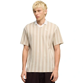 Koszulka męska Puma Class Relaxed Pinnacle Polo beżowa 692069 87 pánské