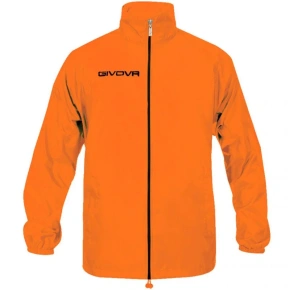 Kurtka przeciwdeszczowa unisex Basico Fluo RJ001 0028 pomarańczowa - Givova