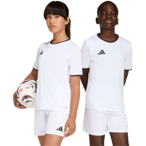 Koszulki dziecięce adidas Entrada 26 Jersey biało-czarny JZ2532