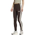 Legginsy damskie adidas Essentials 3-Stripes brązowe KS6286 dámské