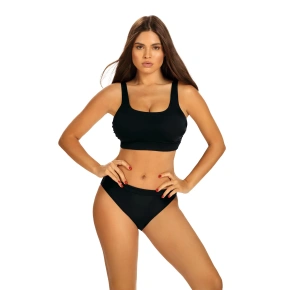 Damski dwuczęściowy strój kąpielowy Luxury 10 S1011LU10-19 Czarny - Self