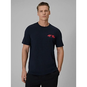 T-shirt regular gładki męski 4F 4FRSS26TTSHM3992-31S pánské