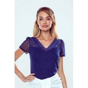 Bluzka damska Elois granatowy - Eldar