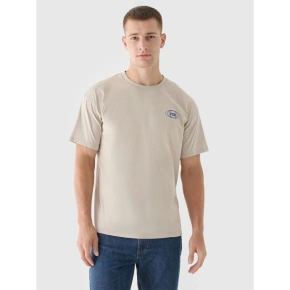 T-shirt oversize z nadrukiem męski 4F 4FRSS24TTSHM2535-83S