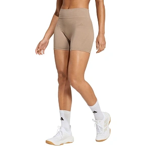 Spodenki damskie adidas Workout Essentials 4 inch beżowe JX3926 dámské