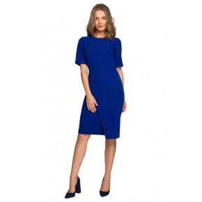 Sukienka damska S317 błękit królewski - Stylove