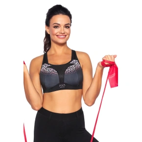 Damski biustonosz sportowy CARRI czarny - Ava