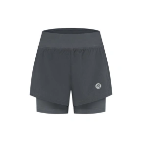 Rogelli spodenki damskie 2w1 ESSENTIAL szare 2XL
