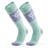 Skarpetki narciarskie Qunature 037202 rozmiar 43-48 (L/XL) - fioletowo-zielone