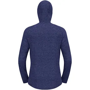 Bluza męska Odlo TENCIA Mid layer hoody full zip niebieska pánské Bluza męska Odlo TENCIA Mid layer hoody full zip niebieska pánské