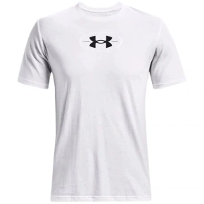 Koszulka męska Repeat Ss M 1371264 100 z grafiką - Under Armour