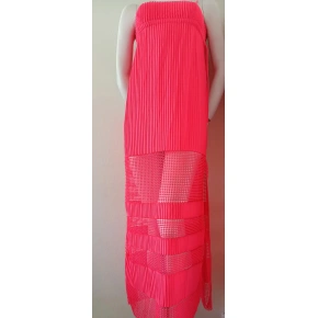 Damska sukienka Acapulco 49344 w kolorze neonowego różu - Lisca