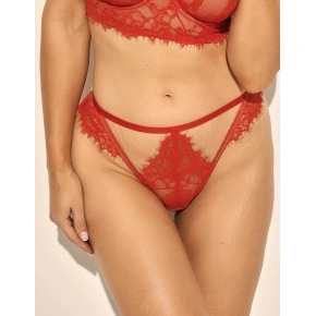 Dámské kalhotky Angel B-1146/3 Brazilian Červená s tělovou - Kinga