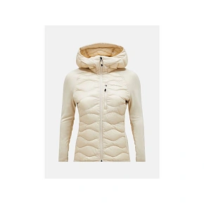 Kurtka Peak Performance W Helium Down Hybrid Hood beżowy Kurtka Peak Performance W Helium Down Hybrid Hood beżowy