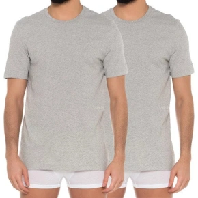 T-shirt męski 2 PACK - Heather NM1686A-080 - Calvin Klein