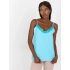 Top damski z koronką 507650 jasnoniebieski - FPrice