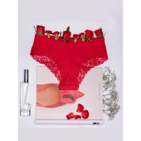 Majtki damskie Cheekie Brasil Red - Julimex