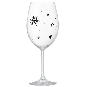 ZIMĚNKA - čirá sklenice na víno 350 ml