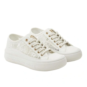 Lee Cooper buty damskie sportowe trampki białe platforma koronkowe dámské Lee Cooper buty damskie sportowe trampki białe platforma koronkowe dámské