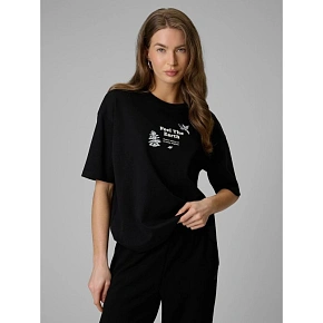T-shirt regular z nadrukiem damski 4F 4FRSS26TTSHF3704-20S dámské