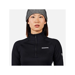 Bluza damska ROSSIGNOL W Blackside Mix HZ Fleece czarna Bluza damska ROSSIGNOL W Blackside Mix HZ Fleece czarna