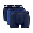 Puma bokserki majtki męskie Boxershorts 3PAK niebieskie granatowe