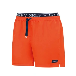 Męskie spodenki kąpielowe SM25-26 Summer Shorts Neon Orange - Self
