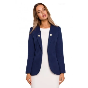 Frakční plášť M665  tmavě modrý - Moe