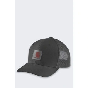 Czapka z daszkiem Carhartt Twill Mesh-Back Logo Patch Cap - black Czapka z daszkiem Carhartt Twill Mesh-Back Logo Patch Cap - black