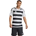 Koszulka męska adidas Hooped 26 Jersey szaro-czarna KF3396 pánské
