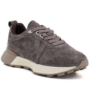 Skórzane sneakersy na platformie brązowe Kobbo FIO27-67048 dámské Skórzane sneakersy na platformie brązowe Kobbo FIO27-67048 dámské