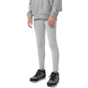 Legginsy dziecięce 4F HJZ22-JLEG001 szare - 4F