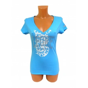 T-shirt damski LEONE LW1011/S16 turkusowy "M"
